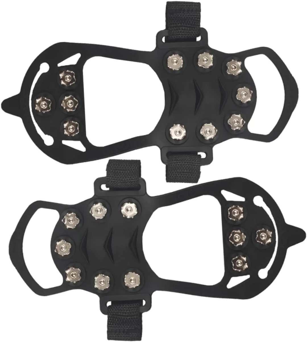 SUPVOX Shoe Snow Spikes Crampons Ice Gripper for Shoes Anti-Slip for Boots Hiking