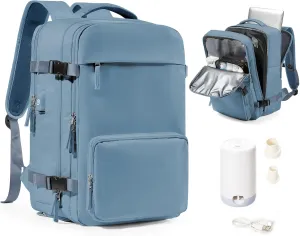 suradar Vacpack Backpack with Vacuum Seal Backpack Travel Airback Backpack with Pump Laptop Compression Backpacks