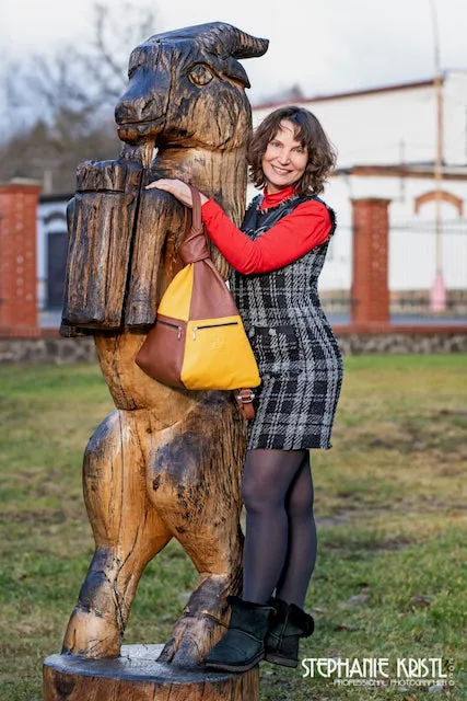 Sustainable Handmade Leather Backpack – Italian Leather, Designed for Women