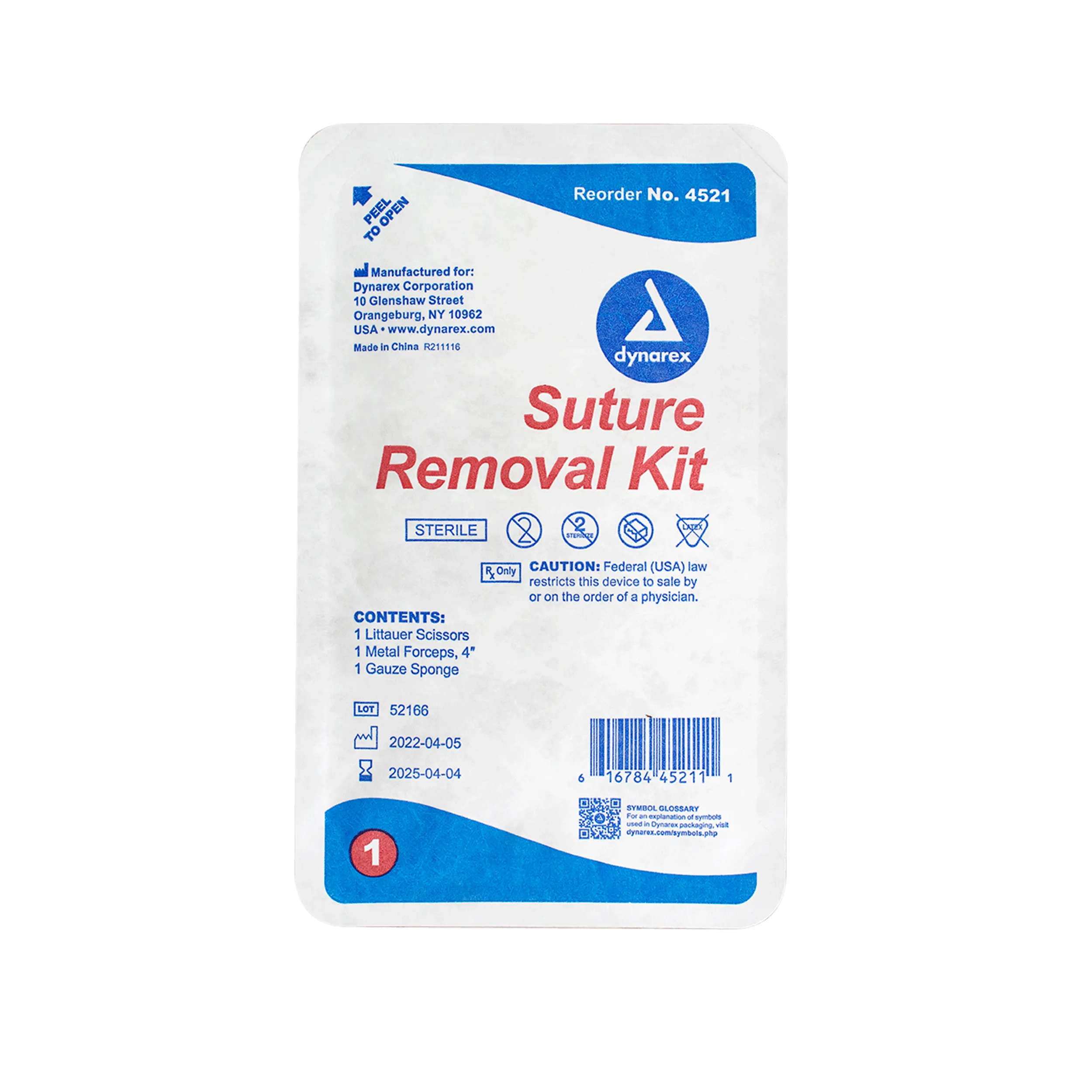 Suture Removal Kit Sterile