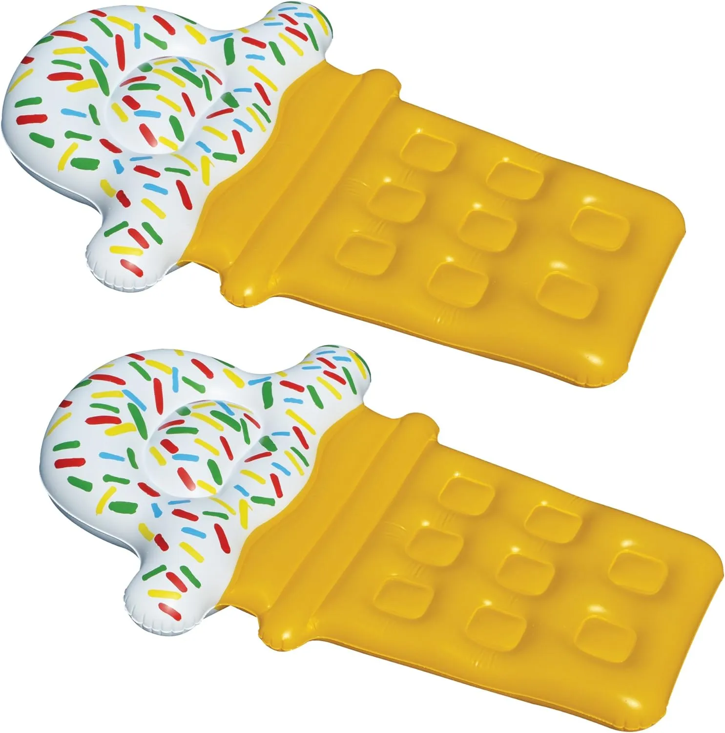 Swimline Ice Cream Dream Float Inflatable for Swimming Pools (2 Pack)