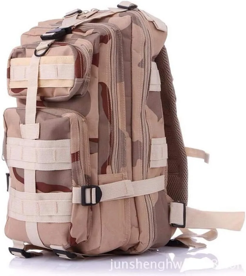 Tactical Backpack Military Army 3P Molle Backpack for Hiking Trekking Camouflage