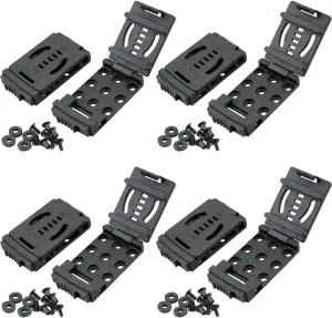 Tactical Belt Clips Universal Utility EDC Belt Clip Outdoor Loops Camping Knife Blade Lock Large with Hardware for Holsters
