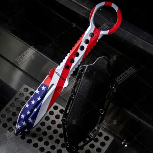 Tactical Knife Hunting Knife Survival Knife Full Tang Fixed Blade Knife Kydex Style Sheath Razor Sharp Edge Camping Accessories Camping Gear Survival Kit Survival Gear Tactical Gear 76209 (America)