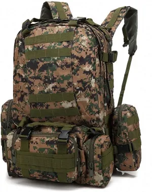 Tactical Pack Backpack Army Waterproof Bug Out Bag Outdoor Hiking Multicolor