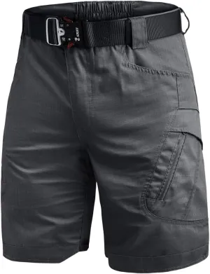 Tactical Work Shorts for Men Outdoor Casual Military Combat Hiking Cargo Shorts with Multi-Pocket (No Belt)