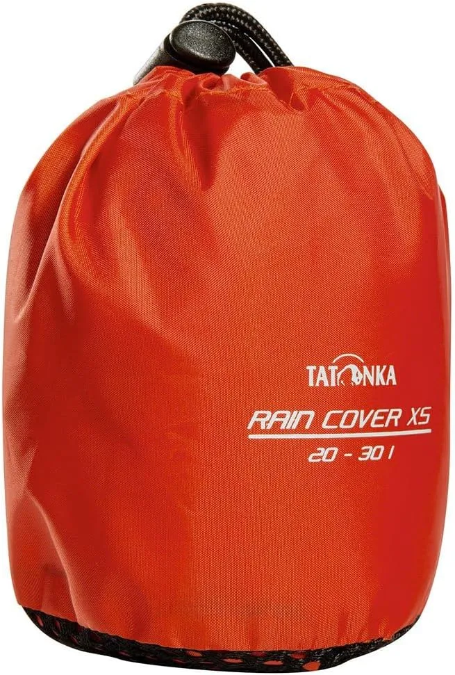Tatonka Lightweight rain Cover for Backpacks with a Volume of 20-30 litres, Red Orange, l