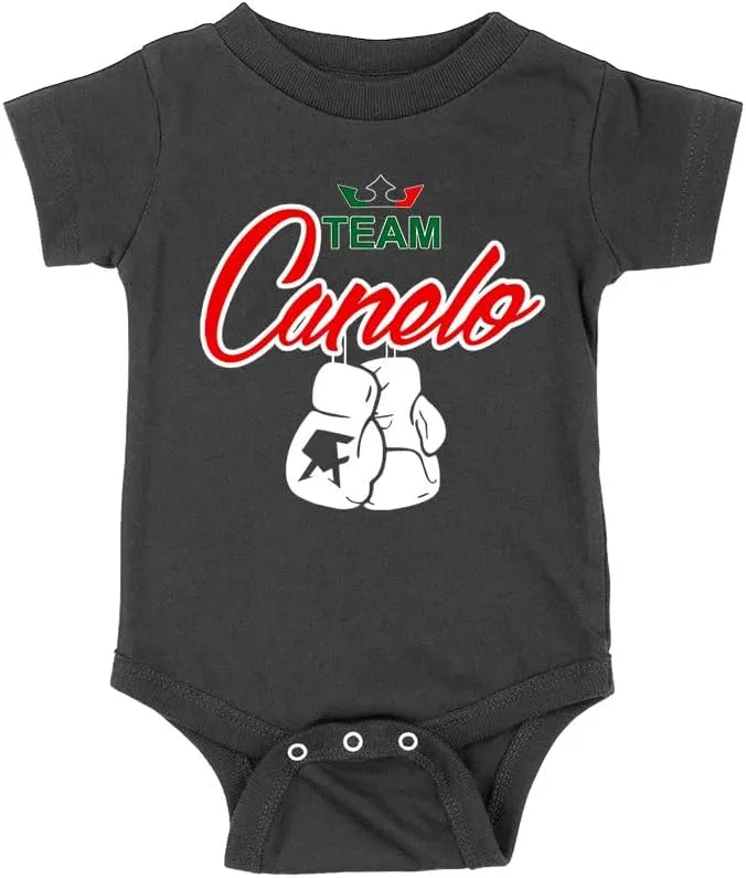 Team Canelo Alvarez Boxing Pride T-Shirt - Mexican Flag Crown Design