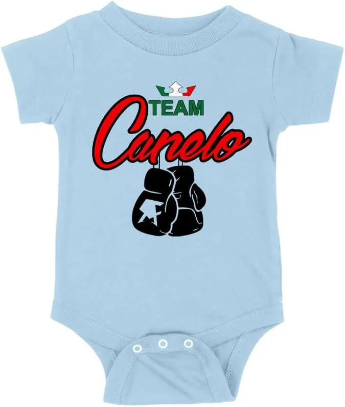 Team Canelo Alvarez Boxing Pride T-Shirt - Mexican Flag Crown Design