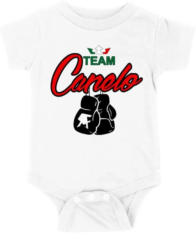 Team Canelo Alvarez Boxing Pride T-Shirt - Mexican Flag Crown Design