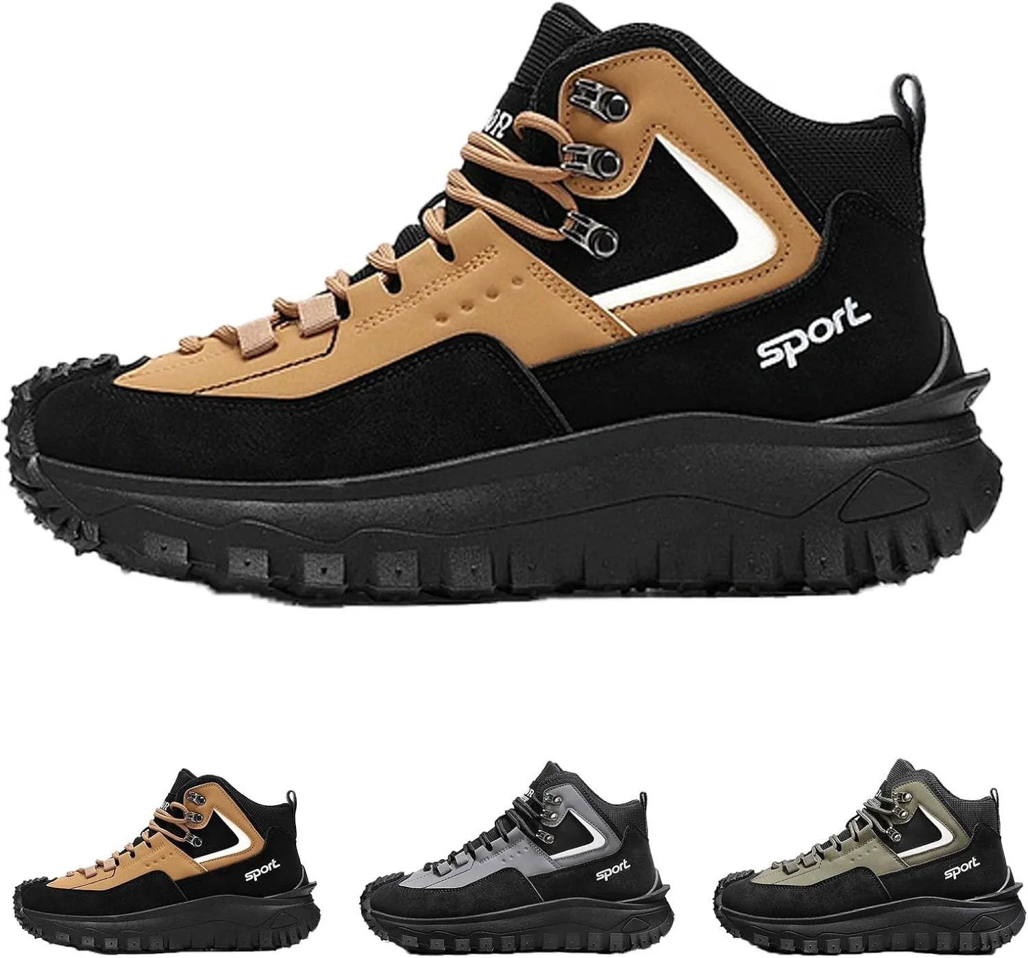 The First Young Shoes Men, Thefirstyoung Steeltoe Boots, The First Young Men's Outdoor Hiking Safety Work Boots