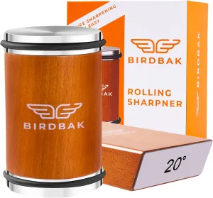 The Original Premium Rolling Knife Sharpener Kit - Ultimate Knife Sharpening Solution - With Diamonds and Ceramic for Steel of Any Hardness, Knife Sharpener 15 and 20 degree For Kitchen Knives