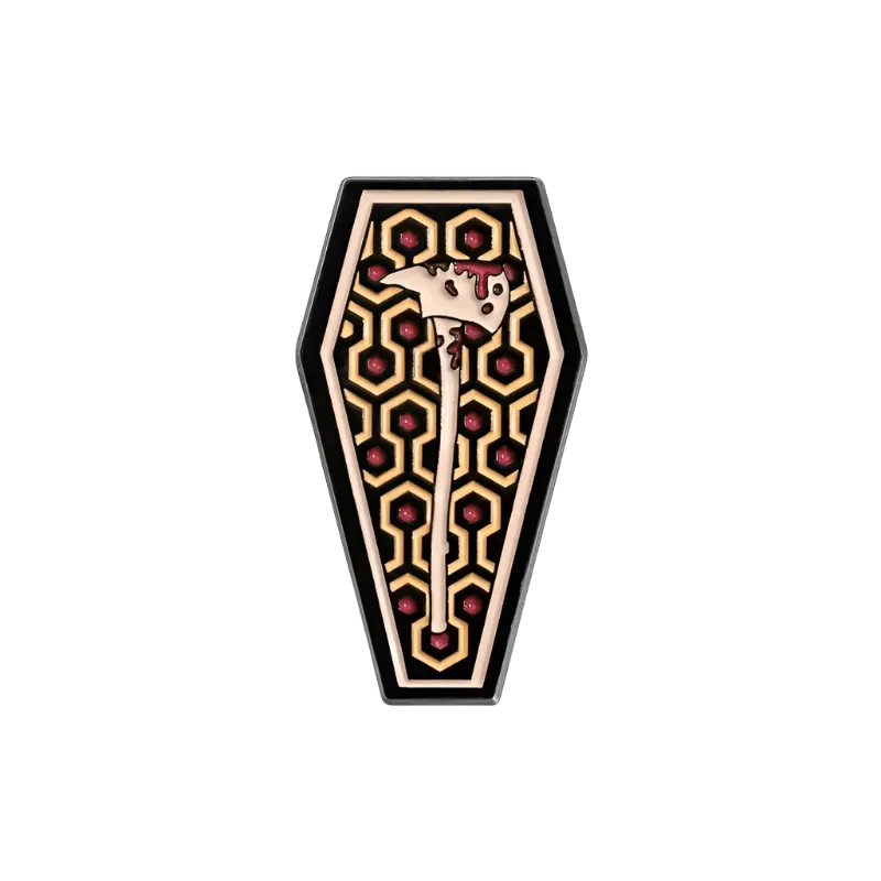 The Shining Coffin Axe Pin