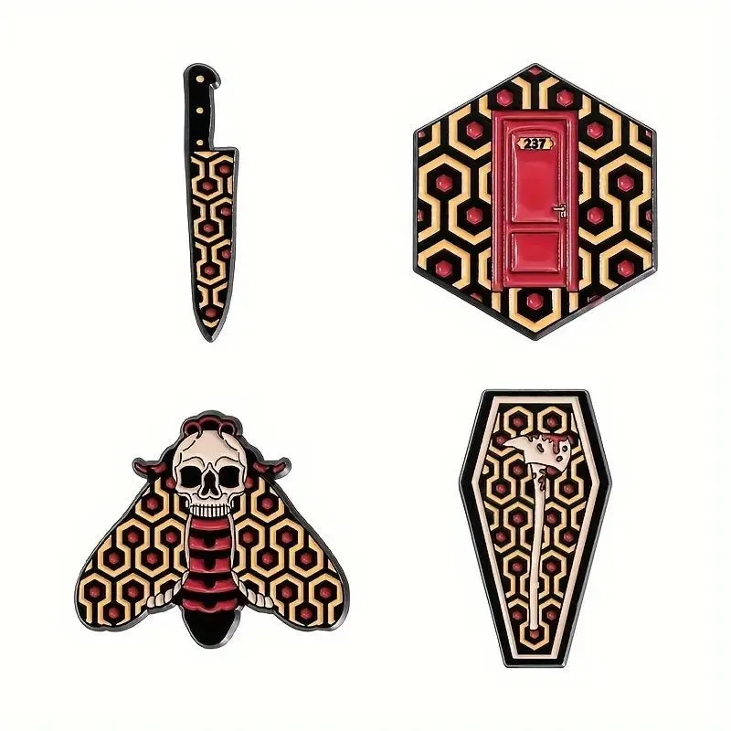 The Shining Coffin Axe Pin
