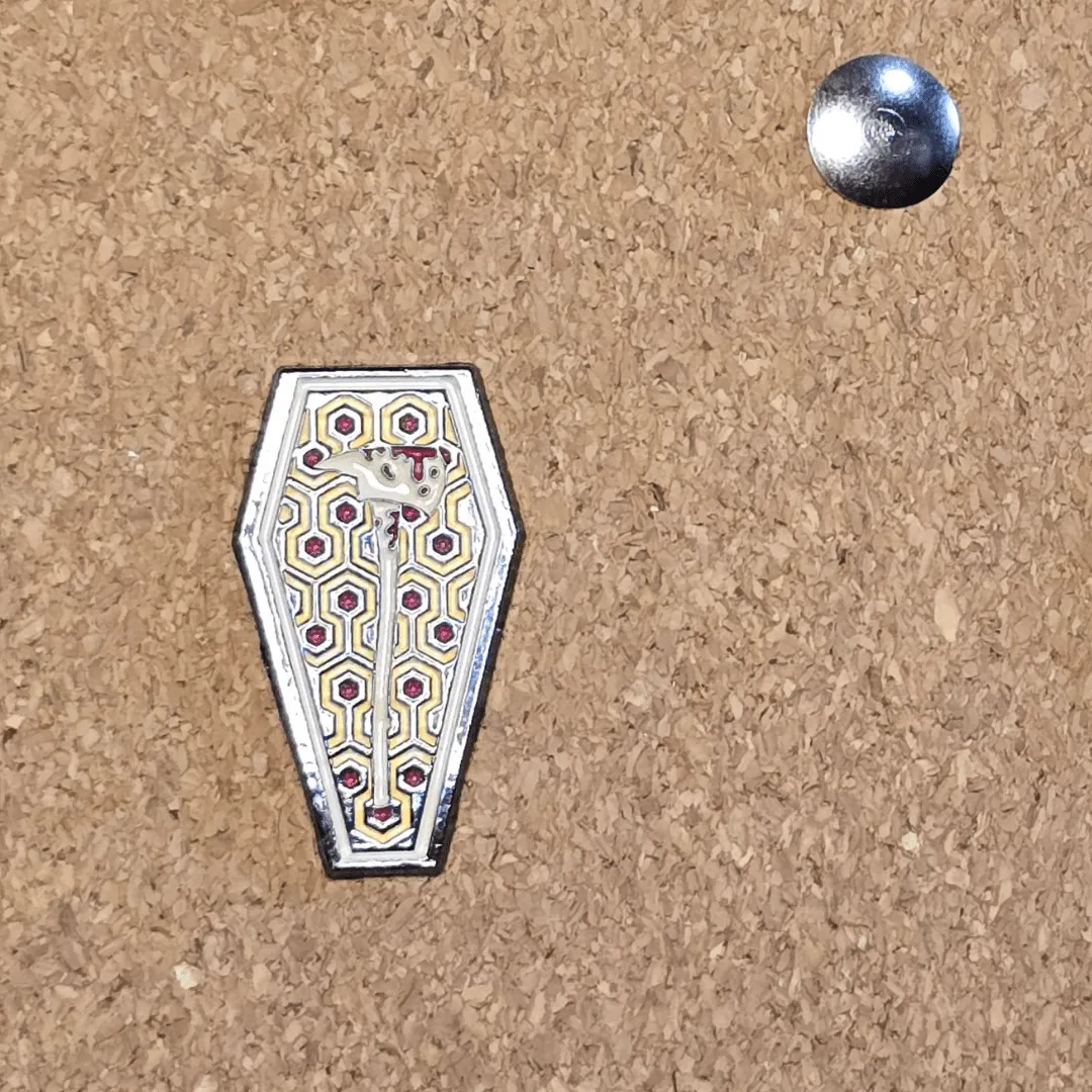 The Shining Coffin Axe Pin