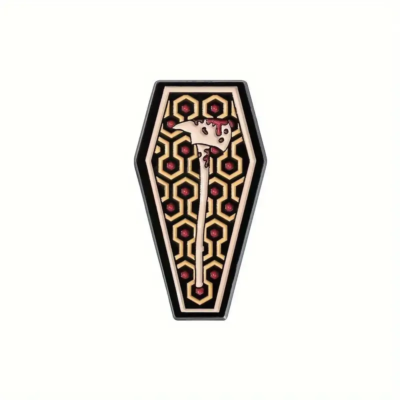 The Shining Coffin Axe Pin