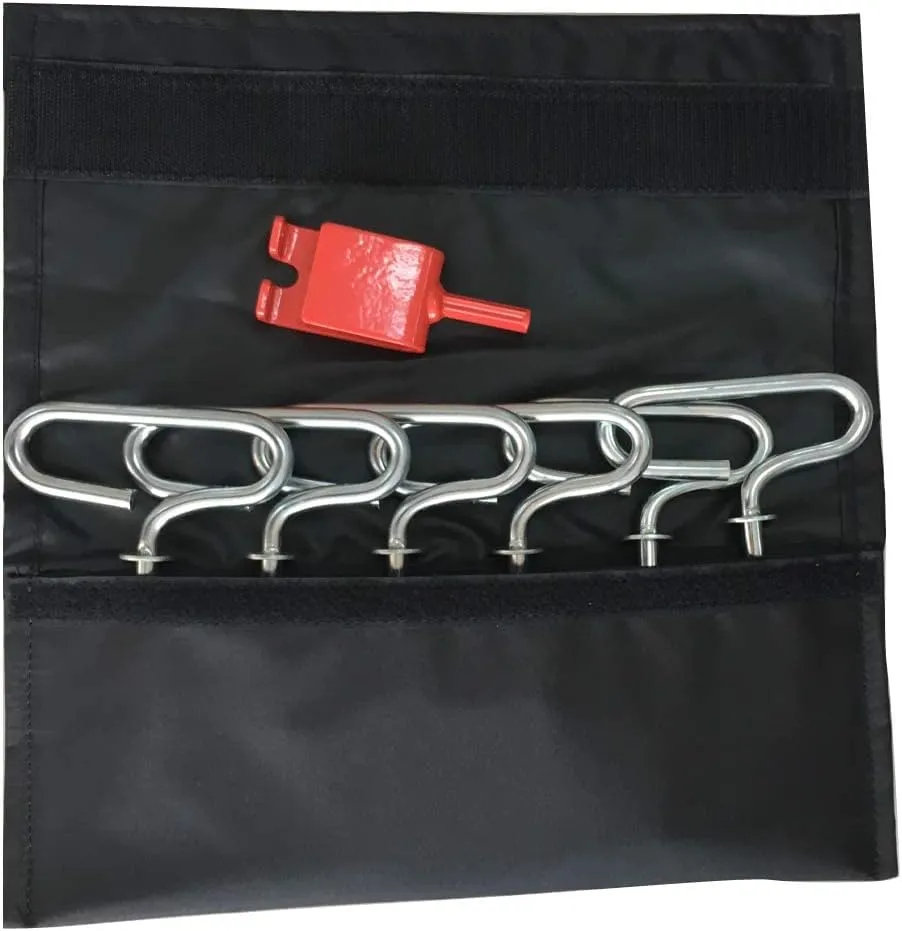THUNDERBAY 6 or 9 Piece Ice Anchor Kit for Winter Outdoor Camping&Fishing