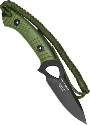 TONIFE Explorer Fixed Blade Knife with Sheath 8Cr14moV Multifunctional Survival Knife Blade with Fiberglass Reinforced Nylon Handle for Outdoor EDC Knife