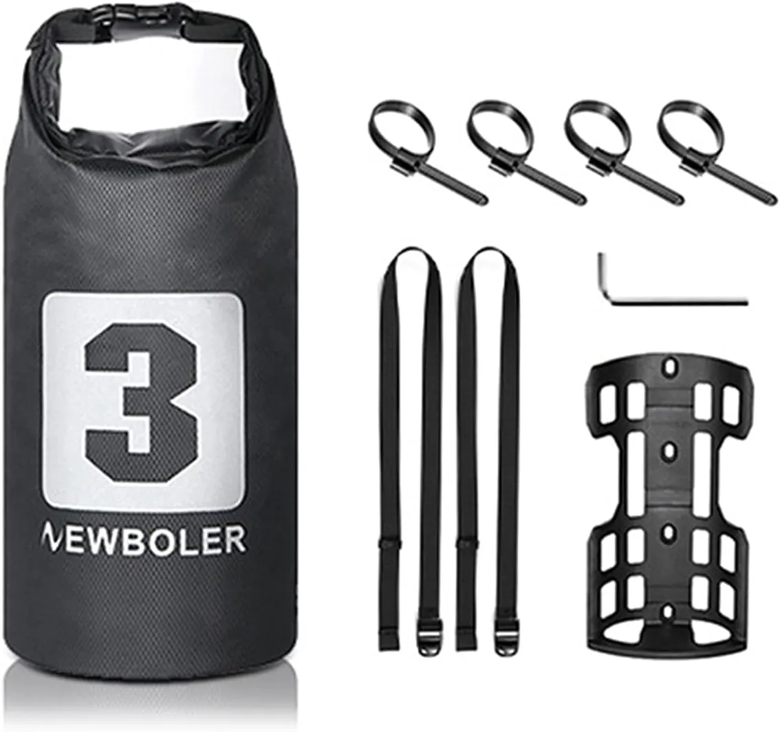 Tool kit, 3L/7L Bike Fork Bag Waterproof Roll Top Dry Bag Bicycle Fork Bag Cycling Pack Bike Pannier