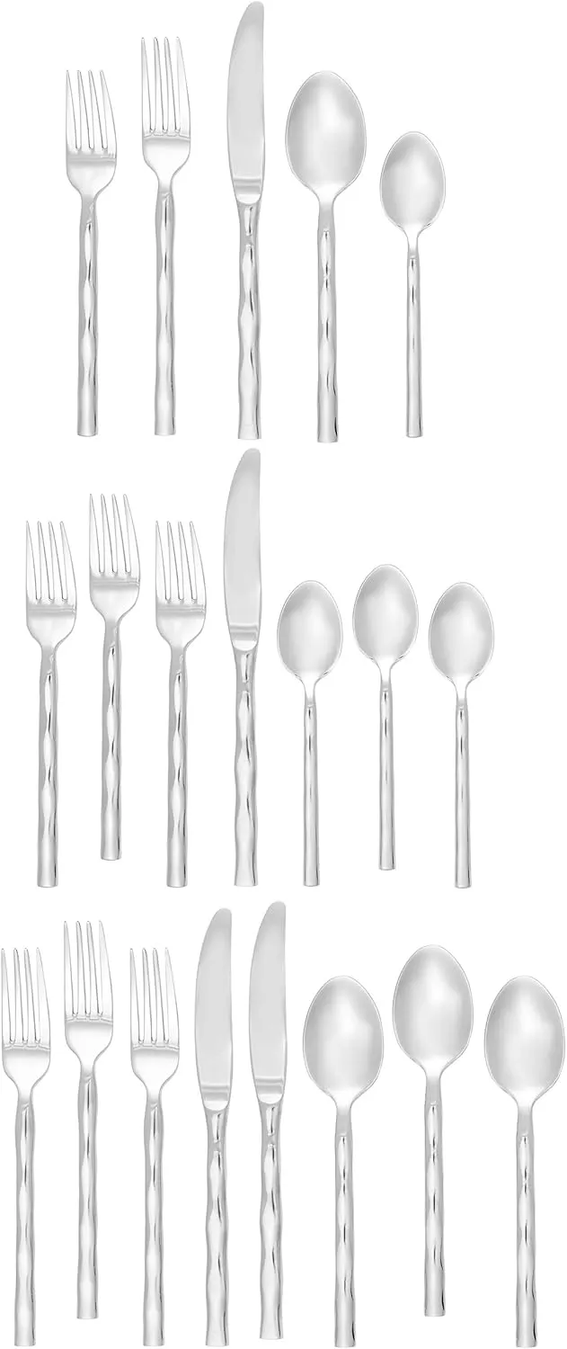 Towle Living 20-Piece Calypso Stainless Steel Flatware Set, Service for 4
