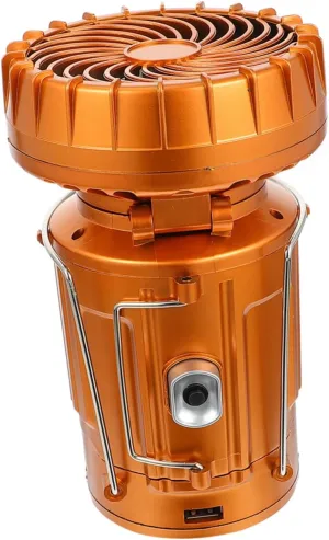 Toyvian 1Pc Solar Powered LED Camping Lantern Multi Functional Portable Tent Light for Emergency Use Fishing Hiking and Camping Energy Saving and Convenient