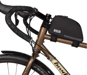 Two Wheel Gear - Commute Top Tube Frame Bag (1 L) - Water Resistant Gas Tank Style Bike Bag with Waterproof Zippers, Perfect for Mountain Biking, Commuting, and Touring