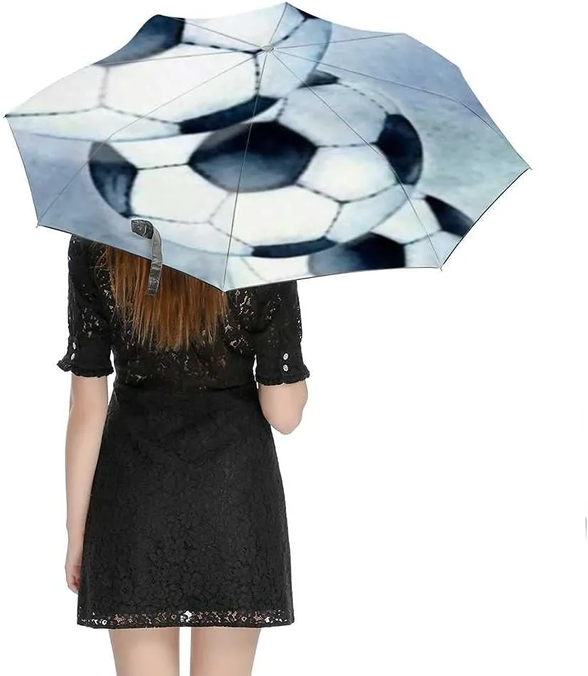 Umbrella Windproof Travel Umbrella Geometric Shapes Linear Compact Rain Umbrellas Golf Umbrella Folding Parasol Automatic Open Close for Men Women