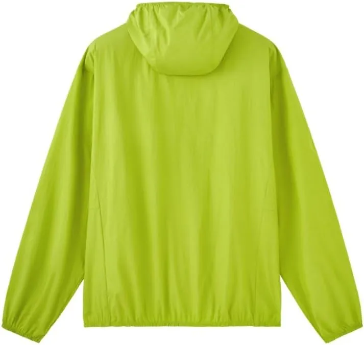 UPF 100 Hooded Sun Jacket for Men & Women, Lightweight UV Protection Shirt with Pockets, 6.3oz (Poly/Nylon)