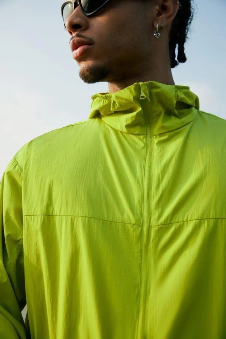 UPF 100 Hooded Sun Jacket for Men & Women, Lightweight UV Protection Shirt with Pockets, 6.3oz (Poly/Nylon)