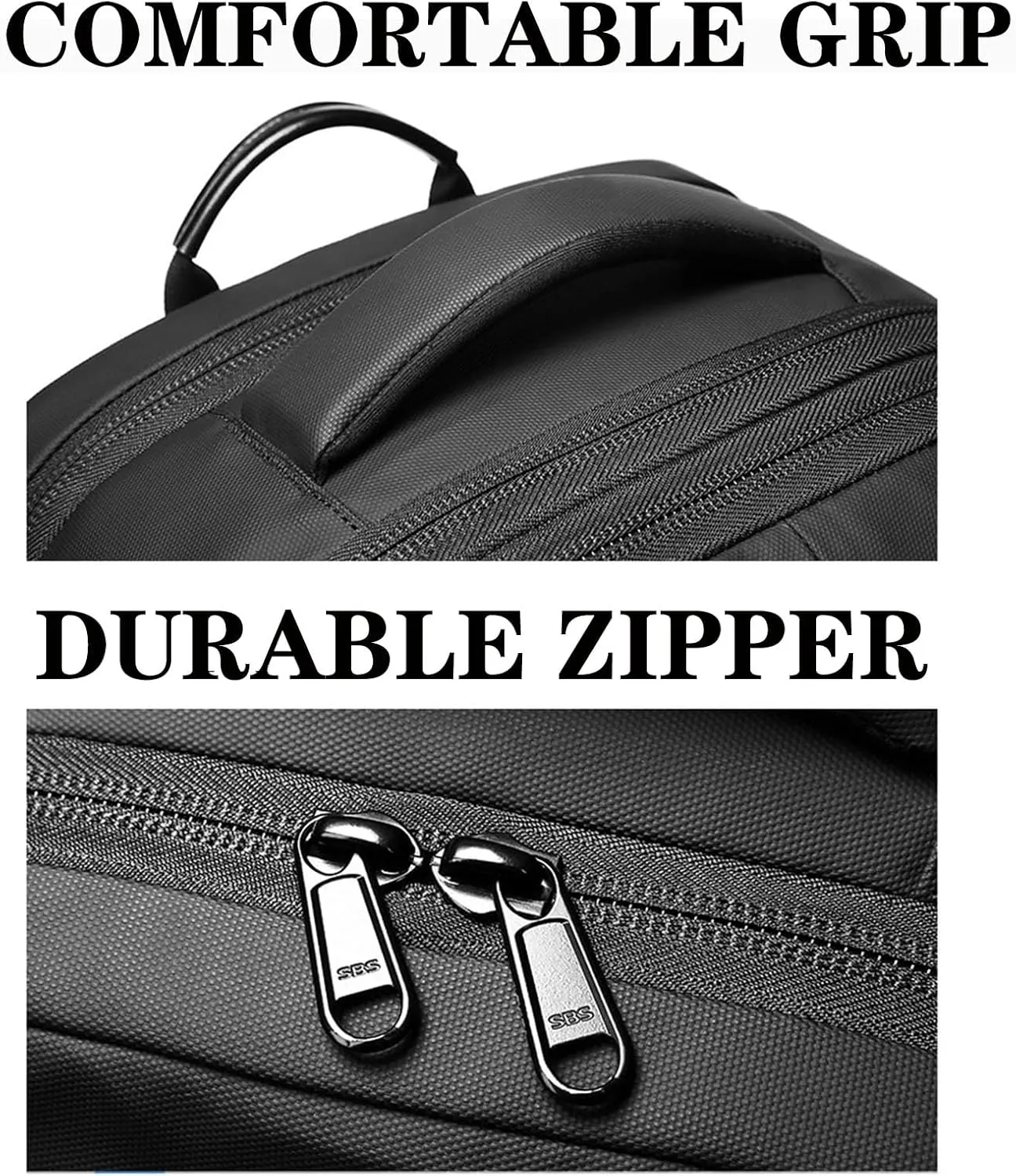 Vacbag Backpack, 60L Expandable Backpack with Vacuum Compression, Waterproof Vacuum Backpack for Travel, Water Resistant (Black)