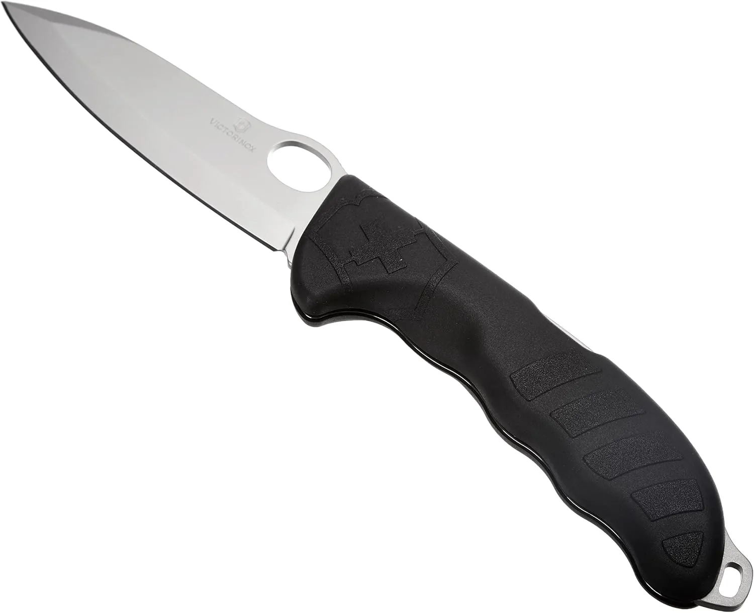 Victorinox Hunter Pro Swiss Army Pocket Knife, Large, Multi Tool, 2 Functions, Large Locking Blade, One Hand, Black