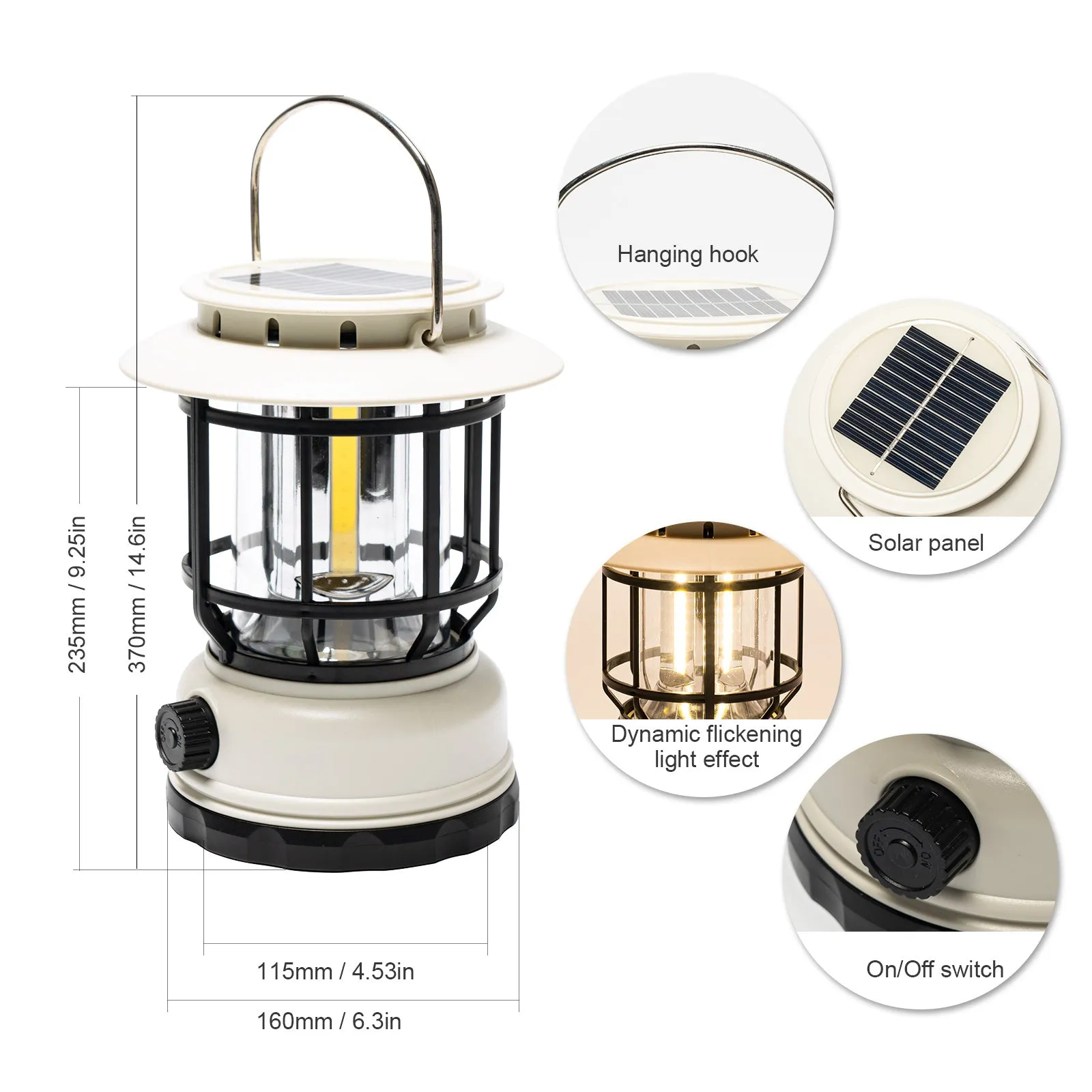 Wanjo Solar Camping Lantern