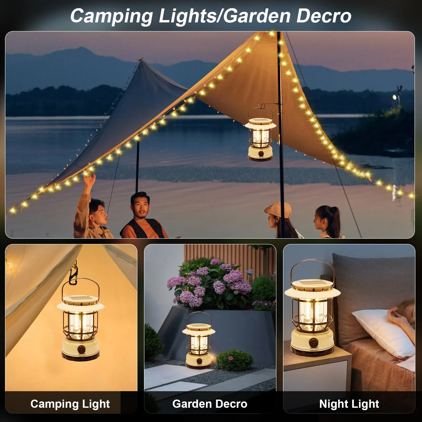 Wanjo Solar Camping Lantern
