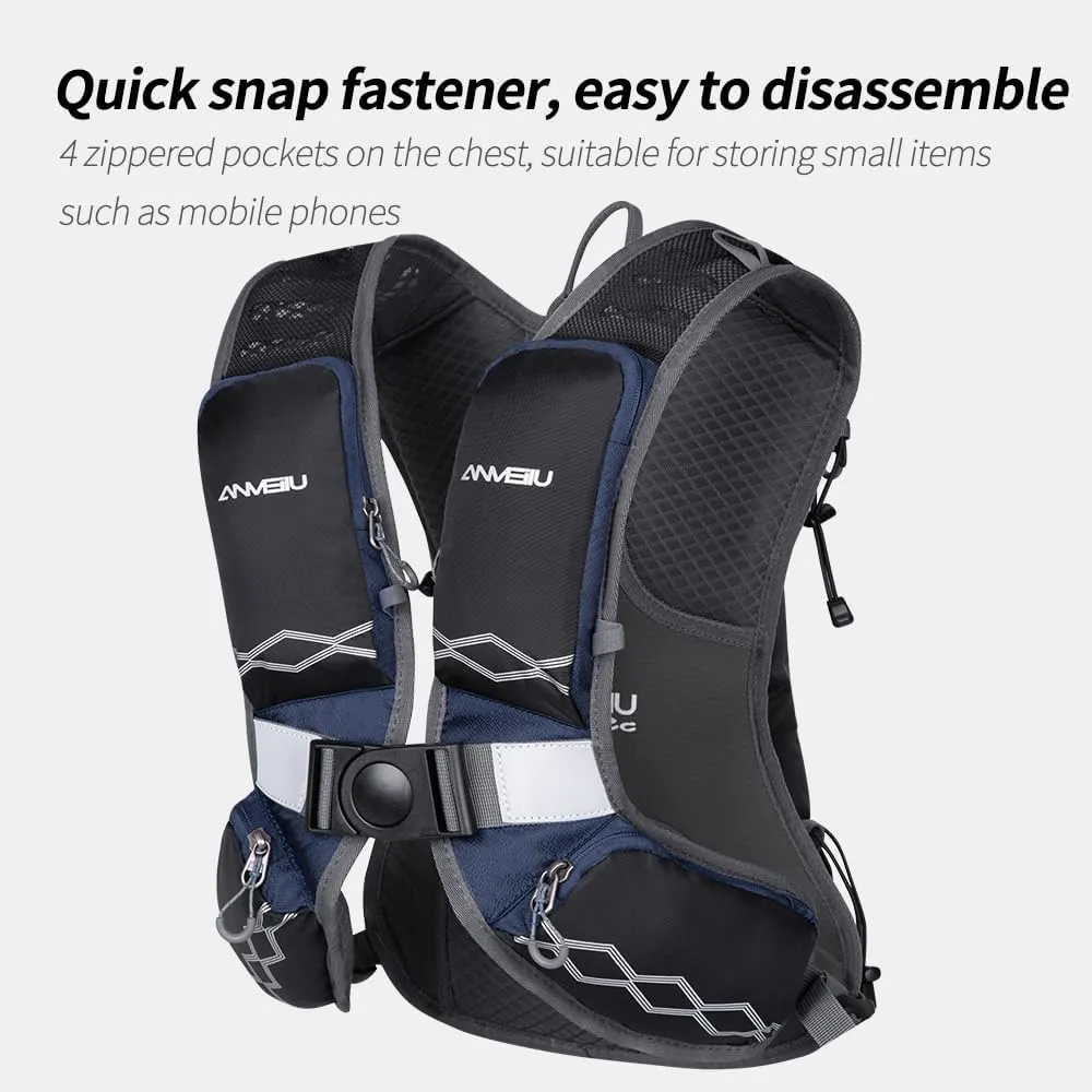 Water Bag Backpack, Running Backpack, 2L Cycling, Mountaineering, Hiking Water Bag Bag, Unisex