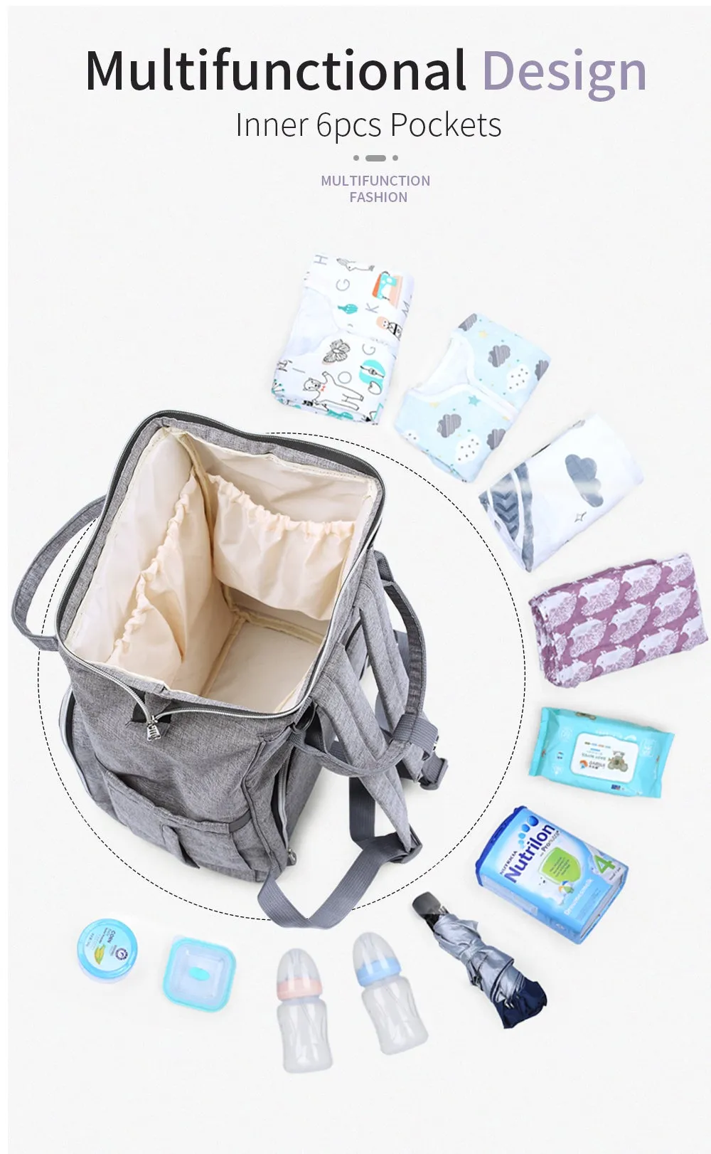 Waterproof Nappy Backpack