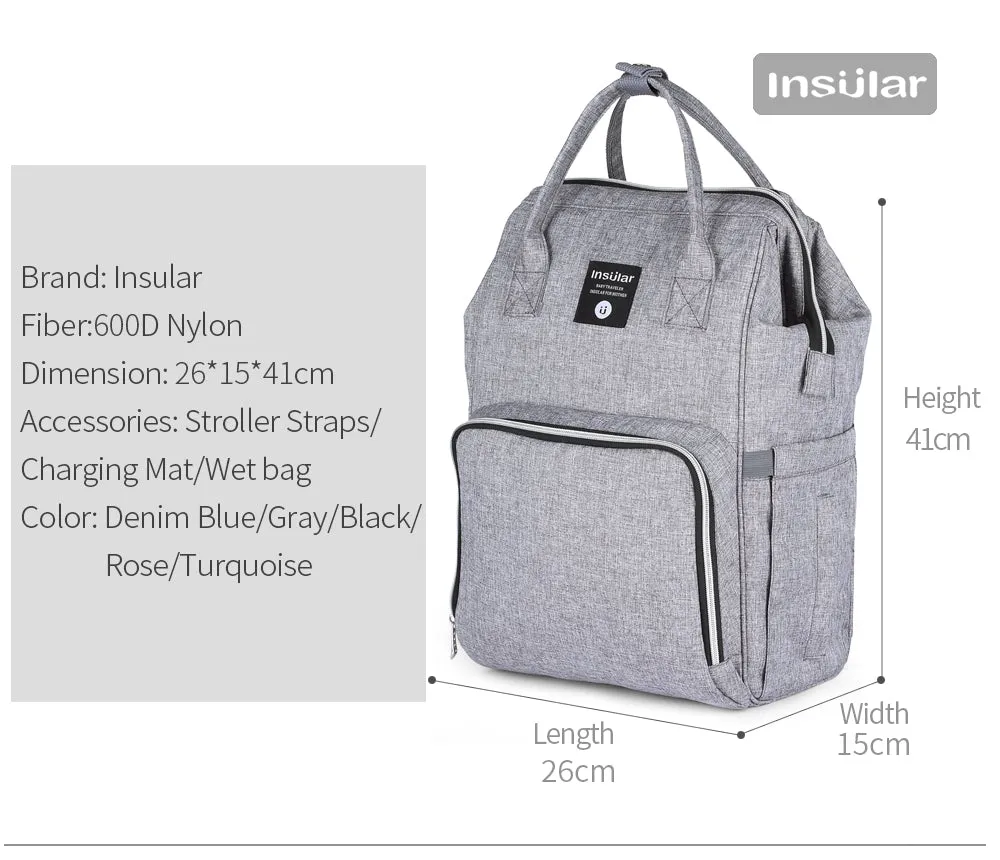 Waterproof Nappy Backpack