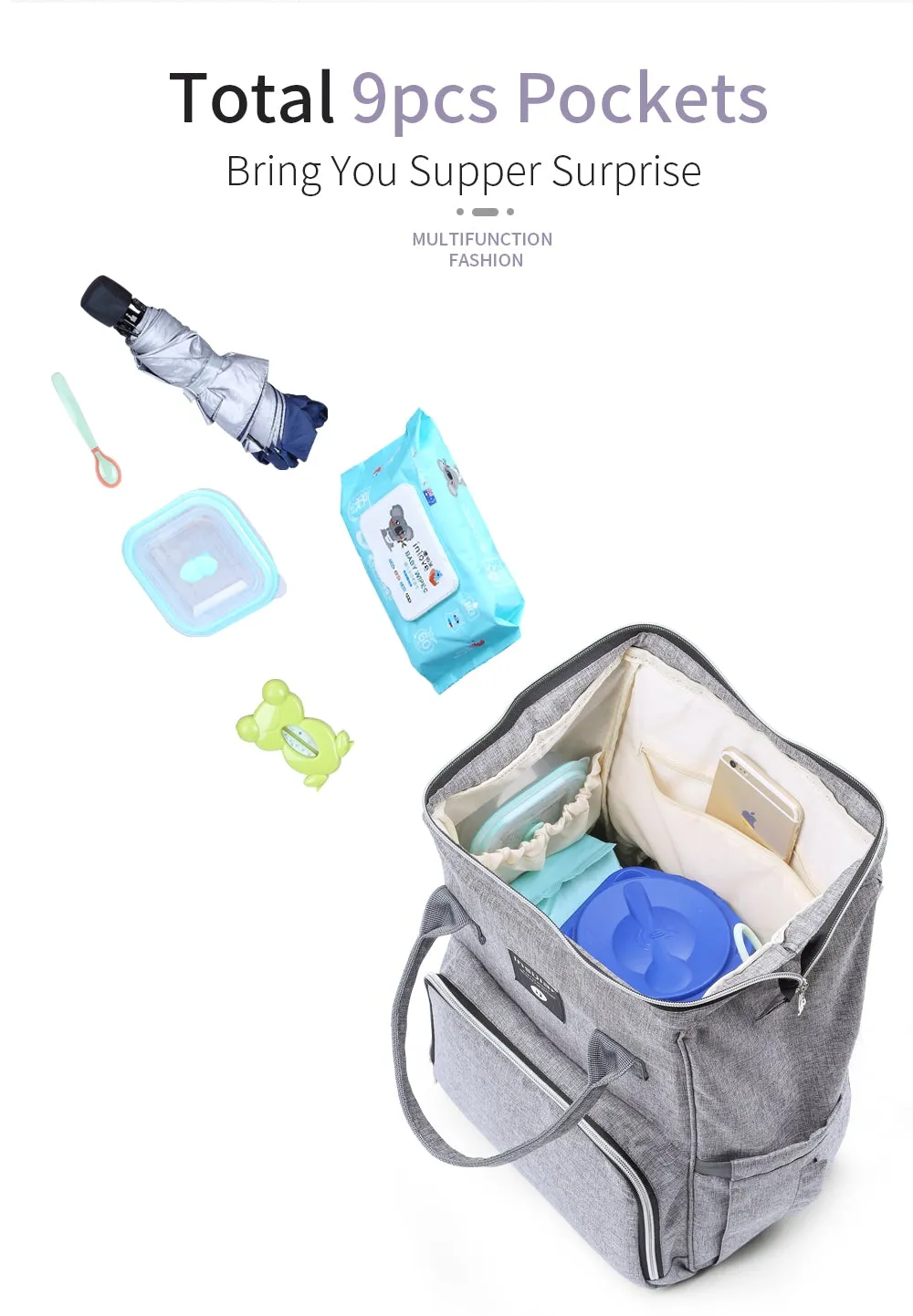 Waterproof Nappy Backpack