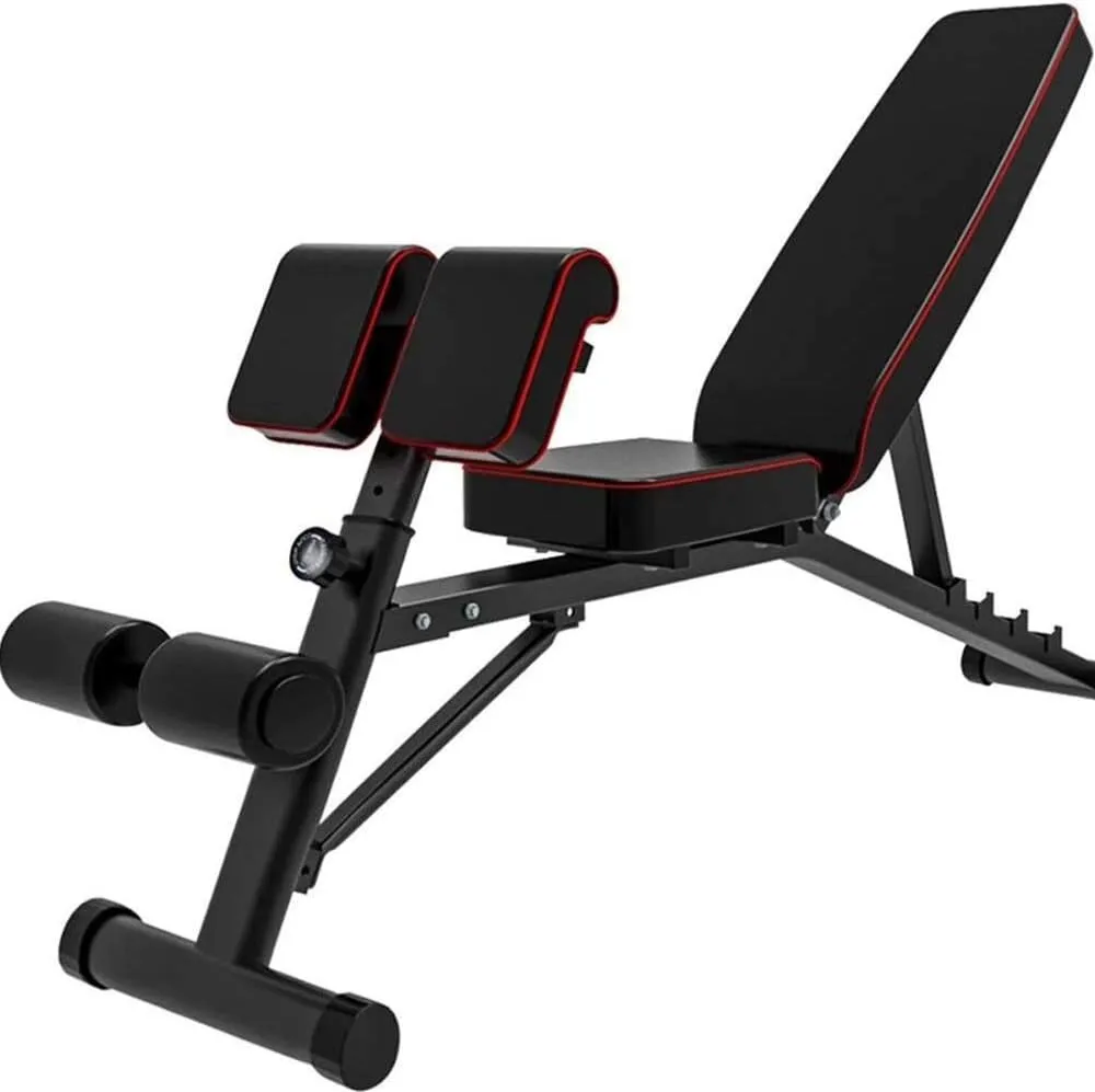 Weight Benches Folding Sit-up Fitness Equipment Multifunctional Dumbbell Stool, Unisex Abdominal Muscle Plate Exercise Aid Abdomen