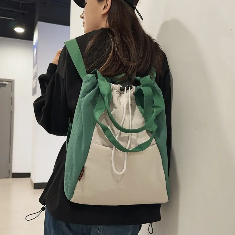 Wholesale Lightweight Large Capacity Nylon Drawstring Backpack JDC-BP-Lings002