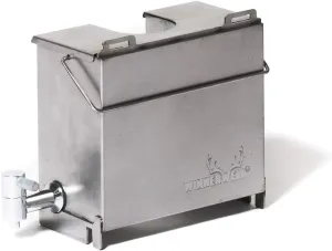 Winnerwell Water Tank Medium | Compatible with Medium Size Winnerwell Wood Burning Tent Stoves | Durable 304 Stainless Steel
