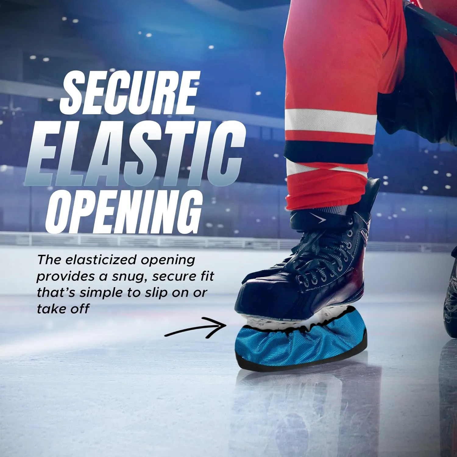 Winnwell Premium Skate Guards Protective, Cut-Resistant, Water-Resistant Covers for Ice Hockey and Figure Skates