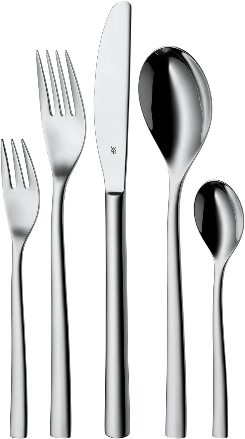 WMF Cutlery Set 30-pcs. Palermo, 49.2 x 39.3 x 10.6 cm, Silver