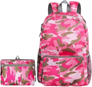 WOBBLO Hiking Daypacks Ultralight Backpack Large Camouflage Camping Tourism Mountaineering Ski Hiking Travel Wild Shoulder Bag Waterproof Foldable