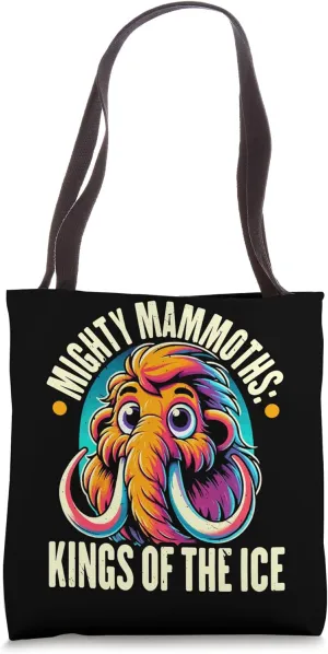 Woolly Mammoth Prehistoric Animal Lover Extinct Elephant Tote Bag