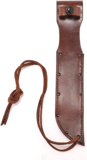 World War Two Style Brown Leather Sheath for US Navy Mark 2 MK 2 or Ka-Bar Knife