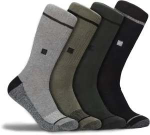 WSX Work & Wear True Fit Impact Cushion Sock | Moisture-Wicking Breathable 360° Support | Comfortable Socks for Men & Women
