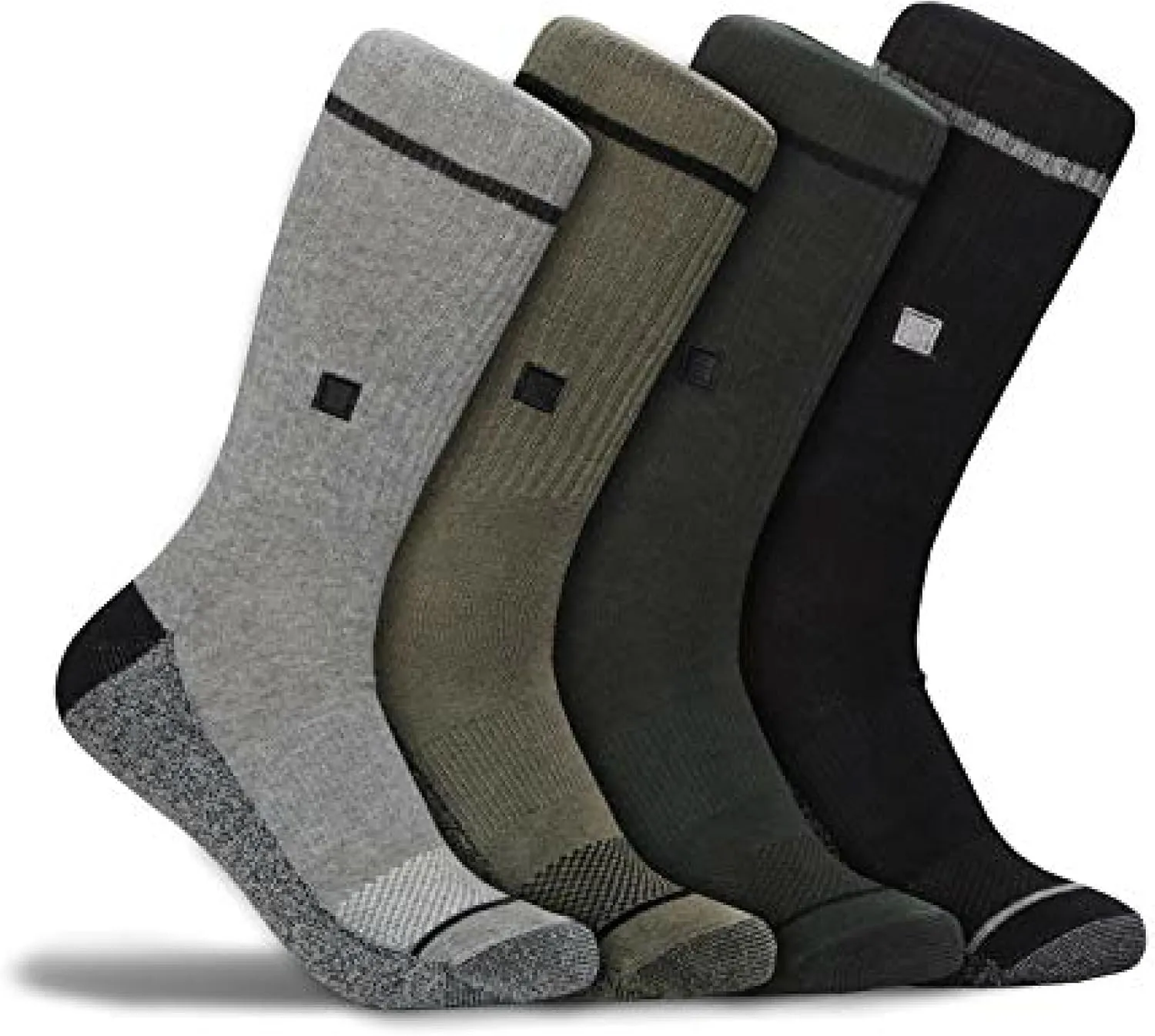 WSX Work & Wear True Fit Impact Cushion Sock | Moisture-Wicking Breathable 360° Support | Comfortable Socks for Men & Women