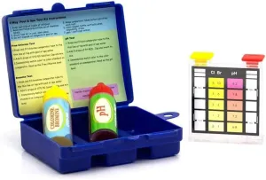 WWD POOL Swimming Pool Testing Kit Spa Water Chemical Test Kit Water Tester for Total Chlorine and Total Bromine, Ph(3 Way Test Kit)