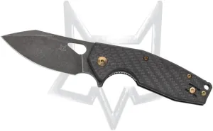 Yaru 527LI-CF Liner Lock Carbon Fiber Stonewash PVD M398 Stainless Steel Pocket Knife