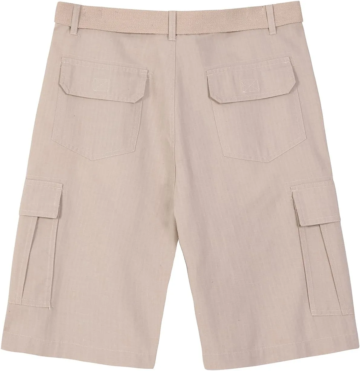 ZENTHACE Men's Ripstop Cargo Shorts Lightweight Casual Summer Outdoor Shorts with 7 Pockets and Belt,10'' Inseam